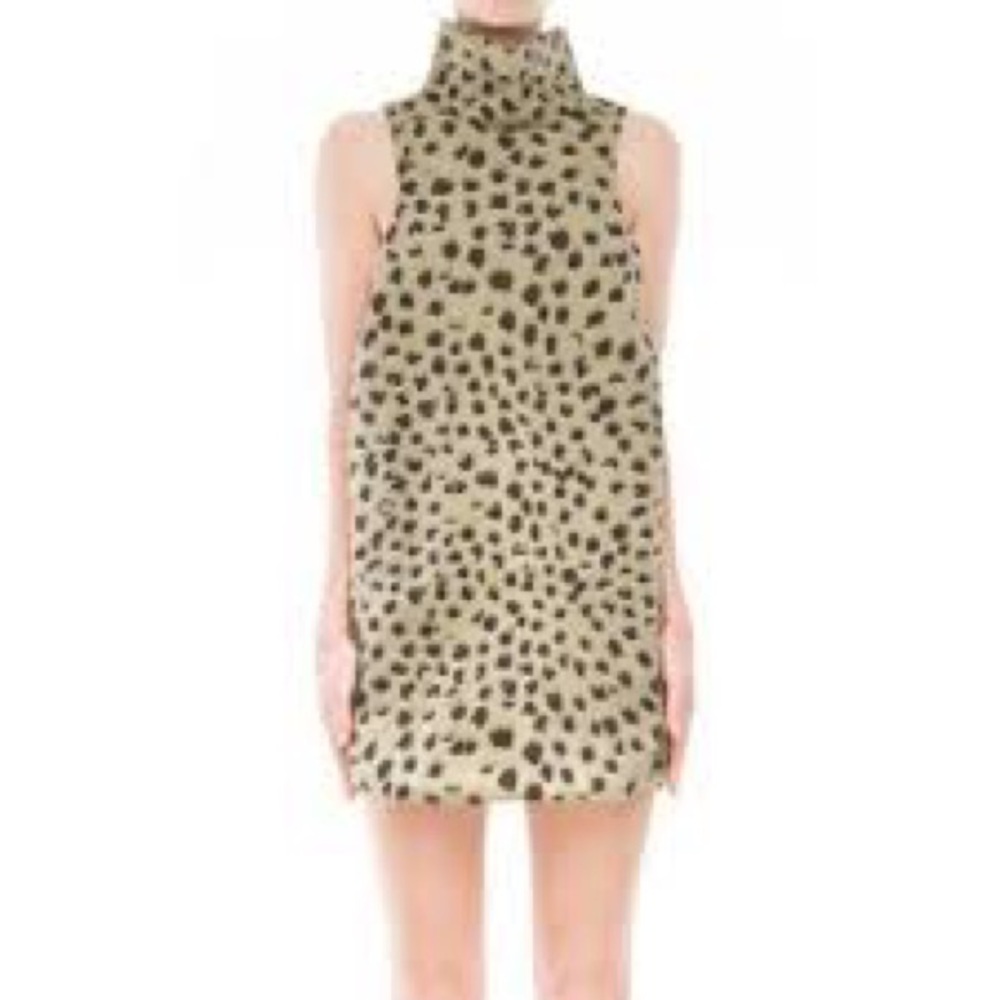 C/MEO Collective Animal Print Mini Dress Size XS